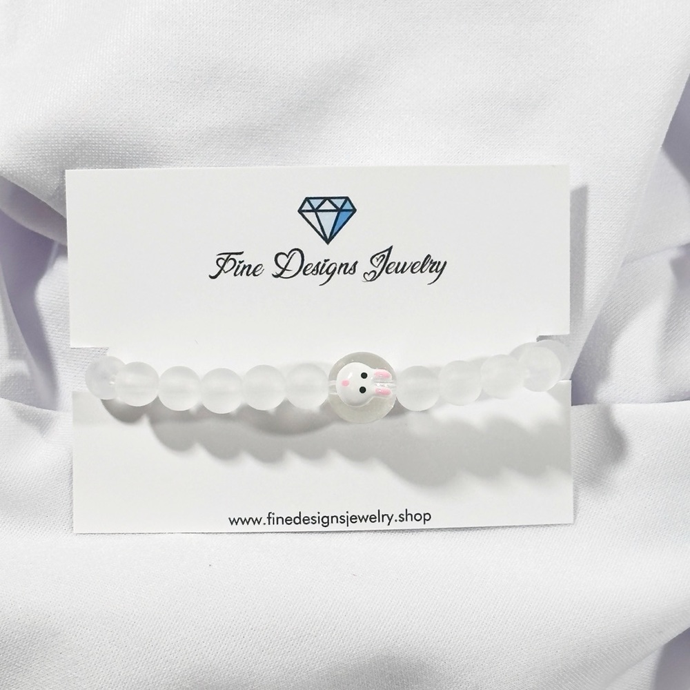 🤍White Bunny Bracelet🤍